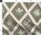 Traditional Floral Lattice Earth Tones Cottagecore Cream Brown Green Custom Printed Fabric by Spoonflower Various Fabrics by the Yard or Fat Quarter